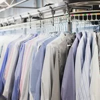 Pressed shirts at Caché Cleaners